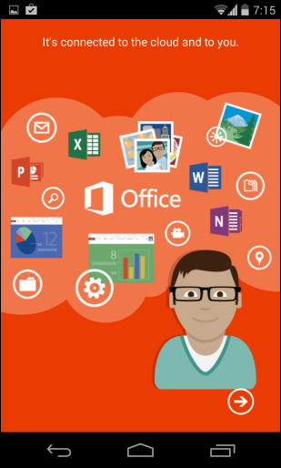 Office Mobile для подписчиков Office 365 на Android — редактирование документов