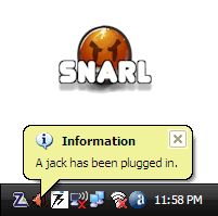 Snarl — менеджер уведомлений для Windows