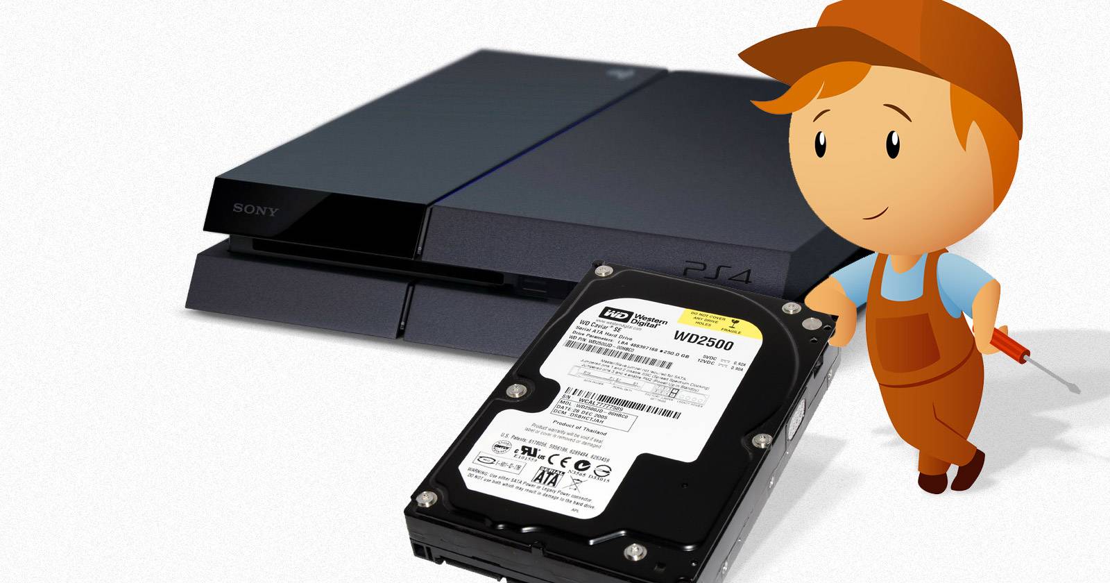 Замена жёсткого диска в PS4 — подробный гид