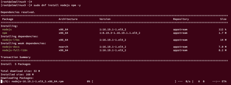 Установка Node.js и npm