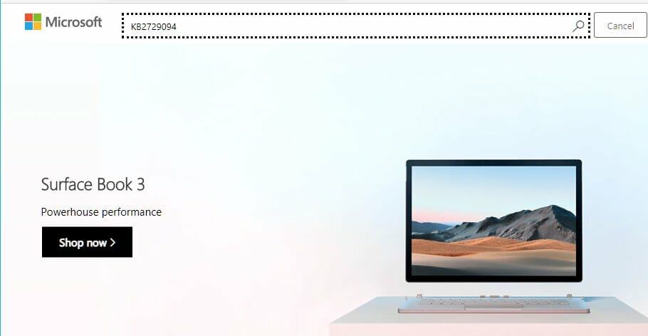 Содержимое журнала установки IE11 с указанием неудачных KB