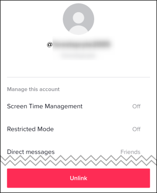 Панель управления Family Pairing
