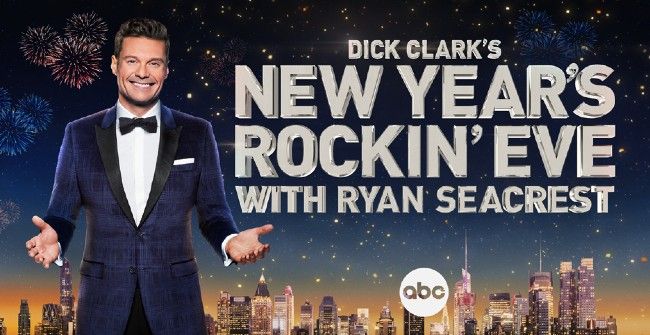 Афиша шоу Dick Clark's New Year's Rockin' Eve с Райаном Сикрестом