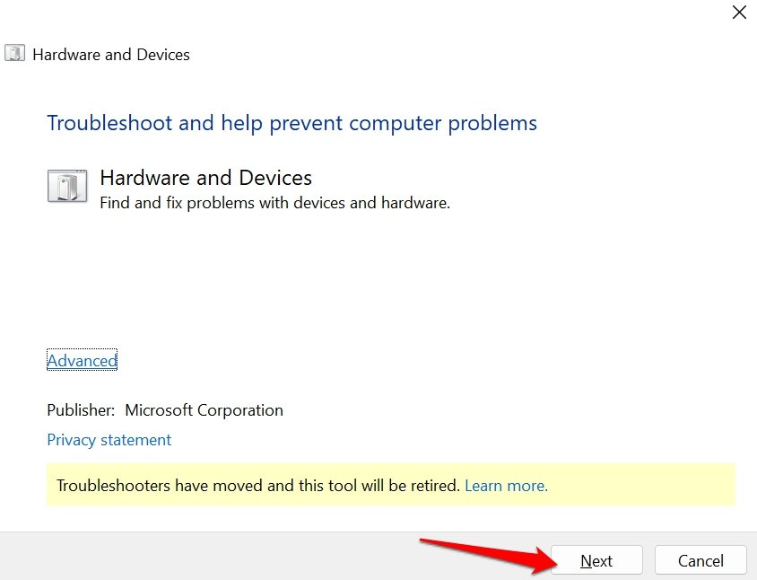 Сканирование оборудования утилитой диагностики Windows