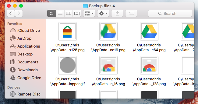 Распаковка .zip-файлов резервной копии Windows 7 и поиск файлов