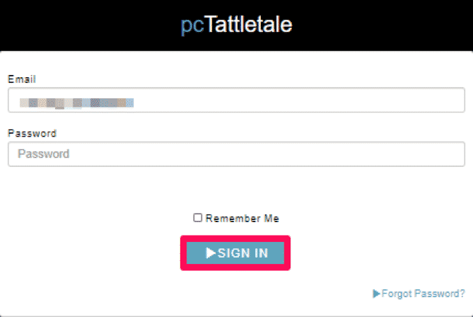 Панель мониторинга pcTattletale — список устройств