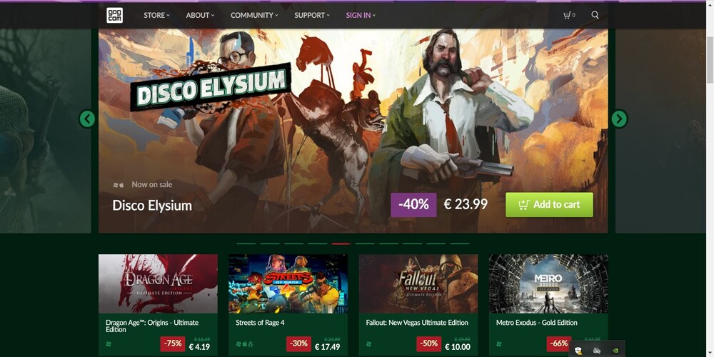 Логотип GOG и ретро-игры