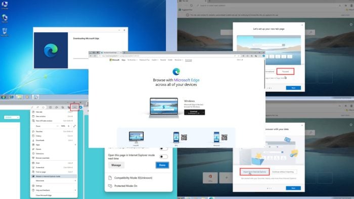 Установка Microsoft Edge на Windows 7 (64‑бит)
