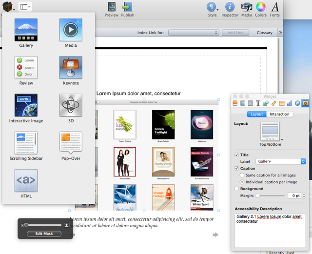 Вставка виджета