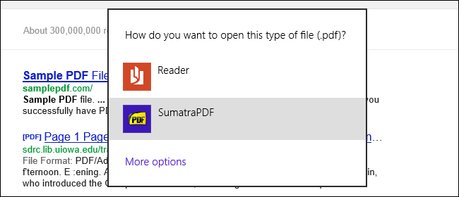 Выбор программы для открытия PDF и установка по умолчанию