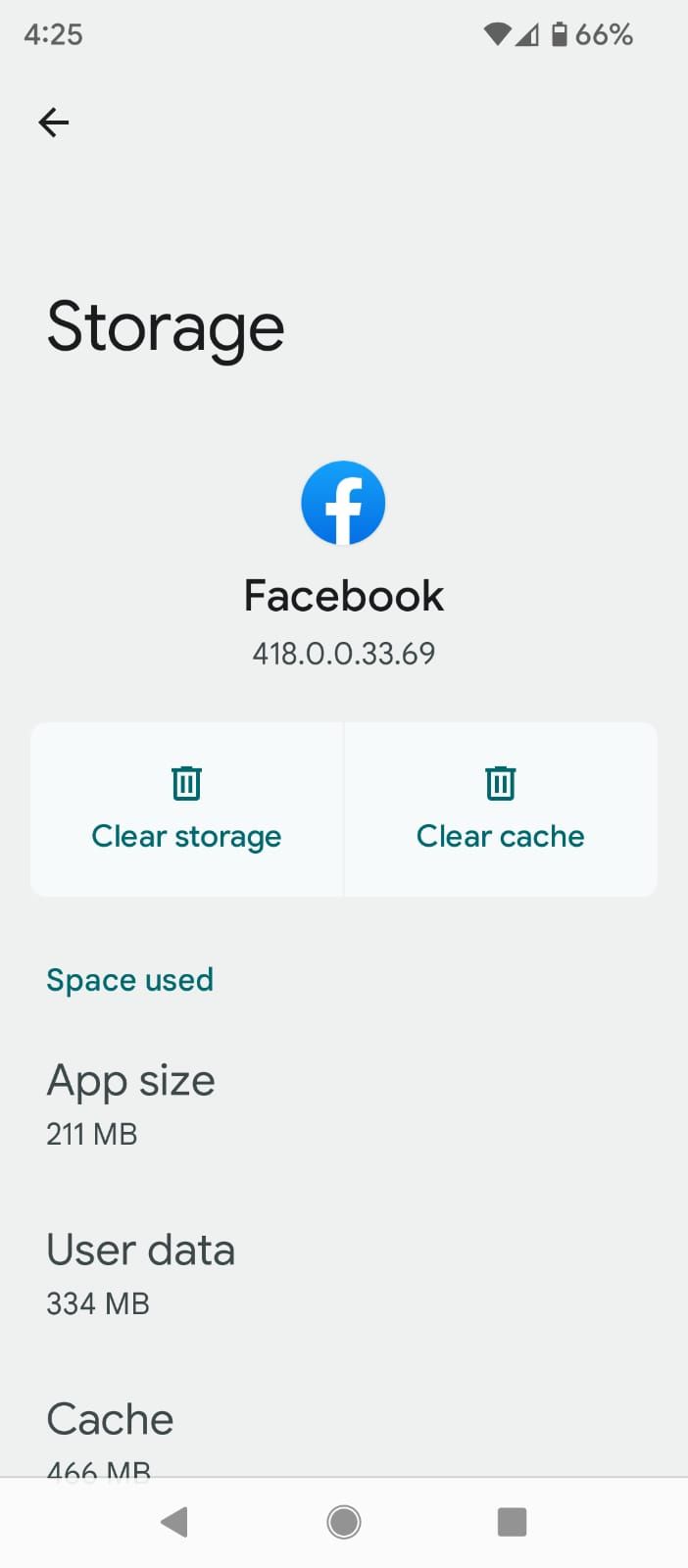 Детали хранения отдельного приложения с графиком использования
