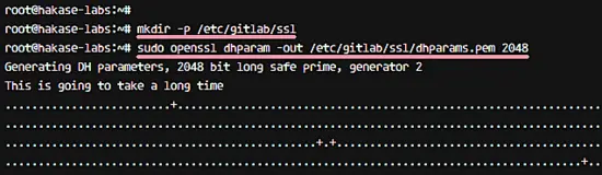 Генерация dhparam