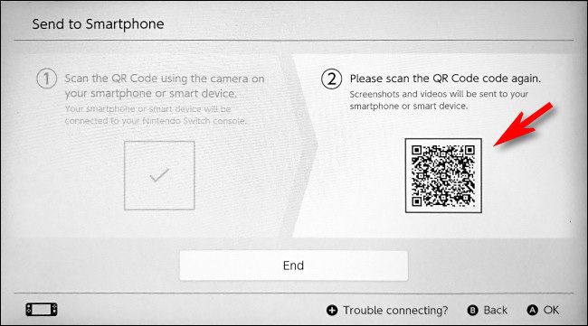 Второй QR‑код на Switch, сканируйте для получения ссылки на веб‑страницу с миниатюрами.