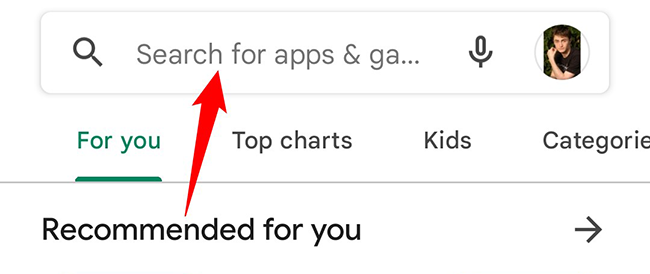 Ищите «Instagram» в Play Store.