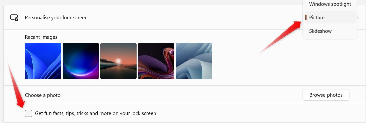 Отключение рекомендаций и Windows Spotlight в Параметрах.