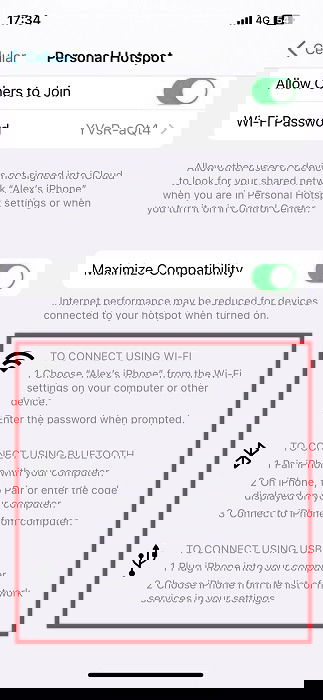 Варианты подключения точки доступа на iOS: Wi‑Fi, Bluetooth, USB