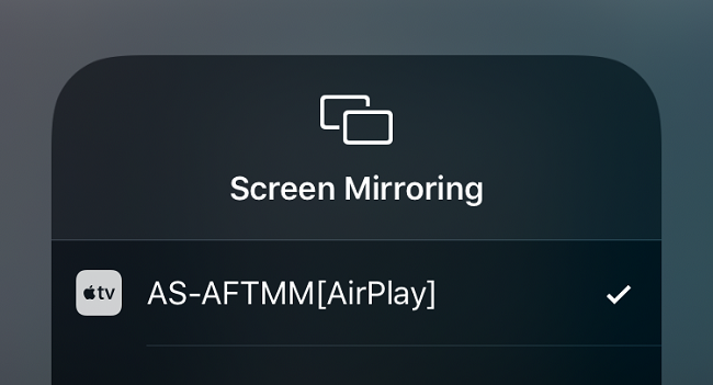 Отображение экрана iPhone на Fire TV