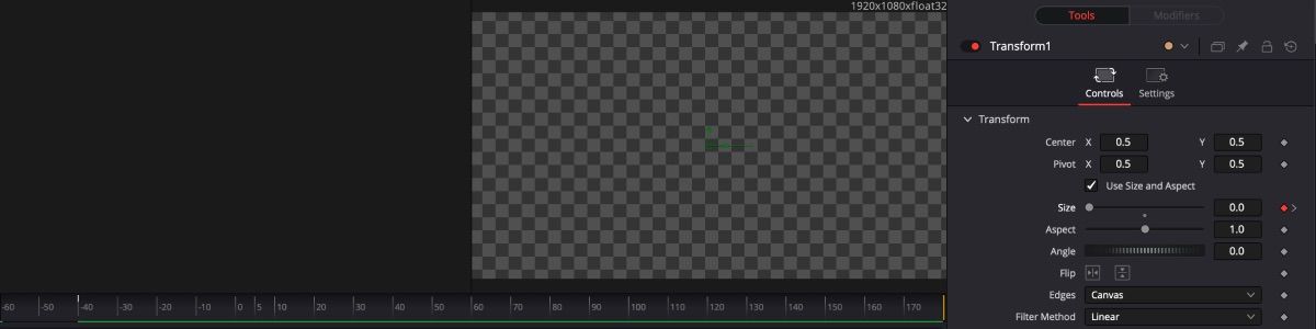 Ключевой кадр: нулевой размер