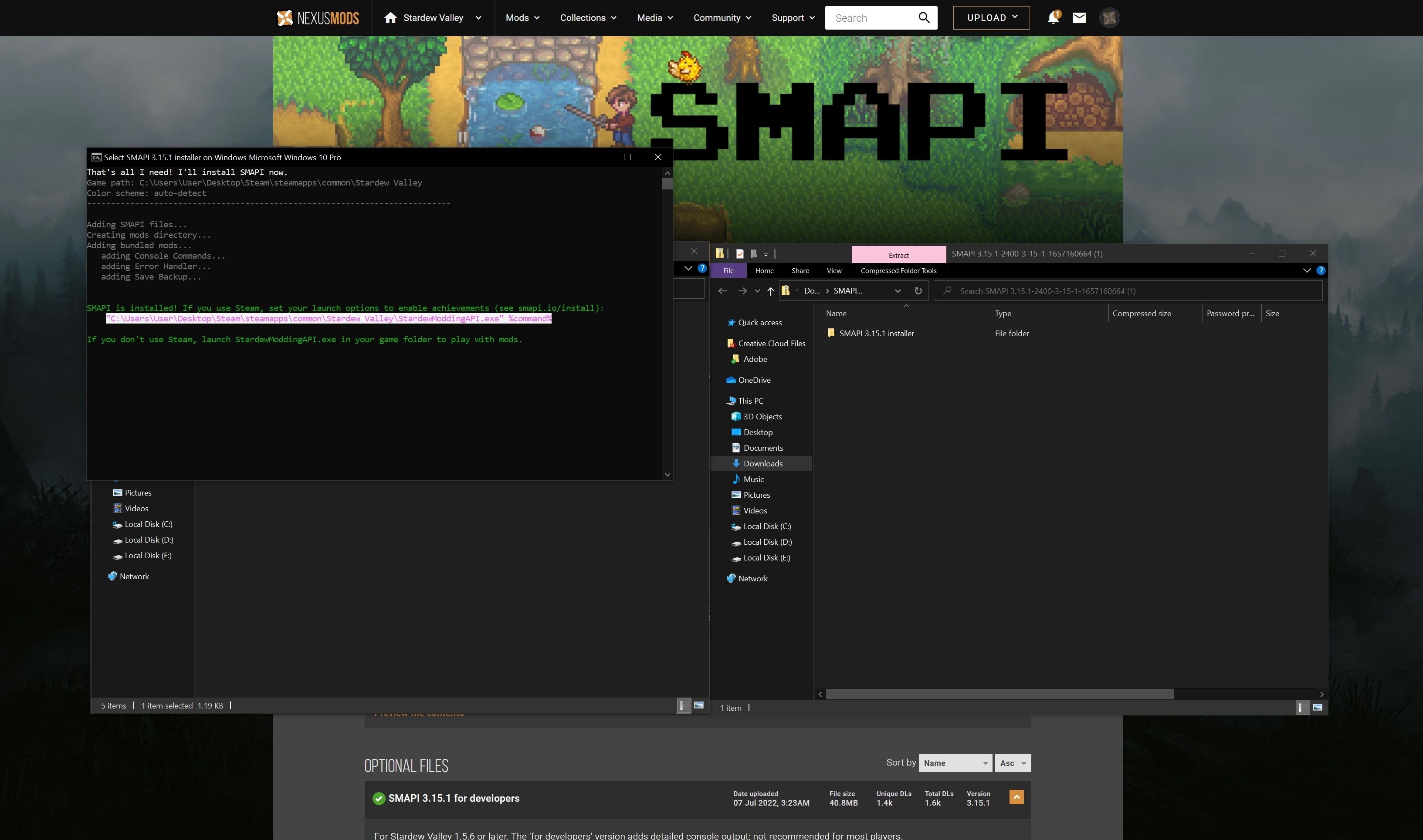 Copy code from SMAPI