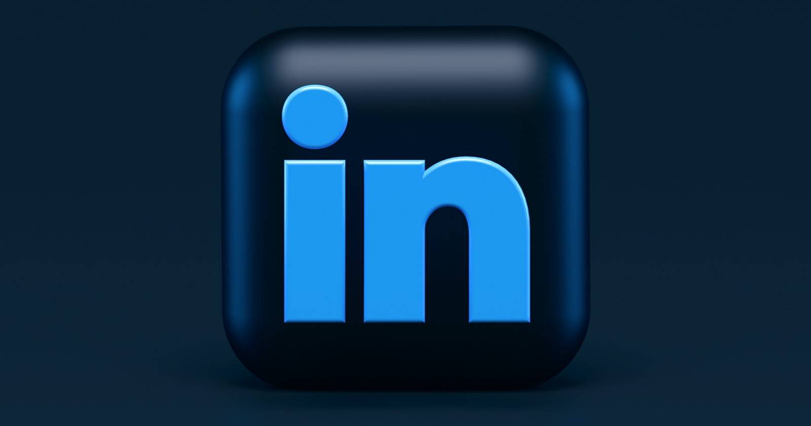 LinkedIn 3D логотип