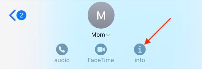Share Location with Messages Contact