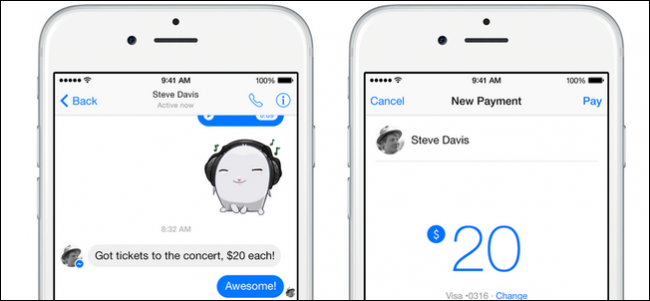 Как переводить деньги через Facebook Messenger