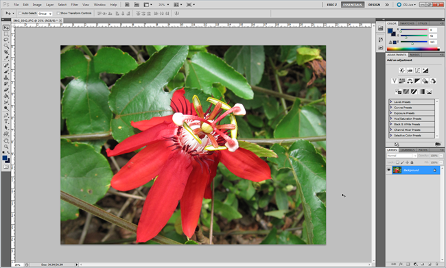 Окно Actions в Photoshop