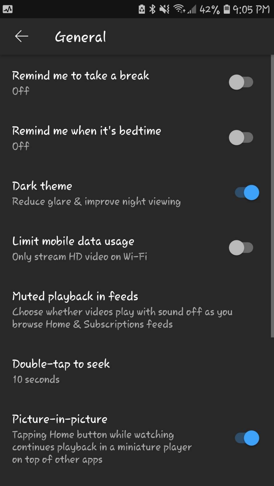 Переключатель тёмной темы в старом интерфейсе
