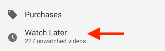 Откройте раздел «Посмотреть позже» в библиотеке мобильного приложения
