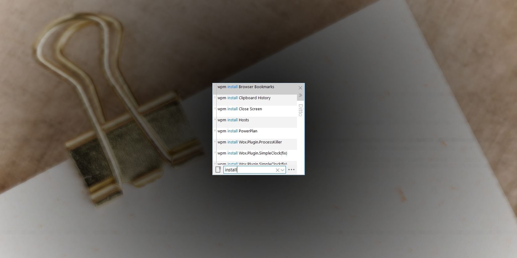 Обновите буфер обмена Windows 10 с Ditto