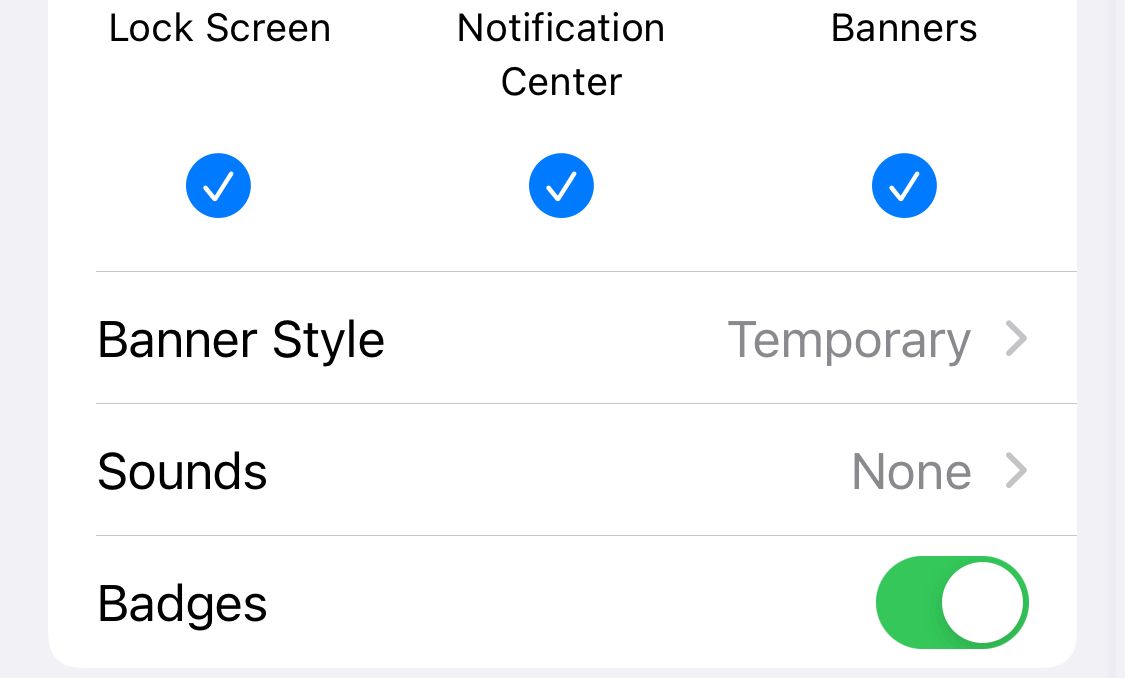 Настройки вибрации для почты