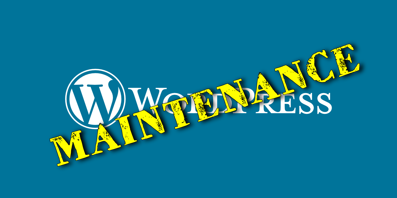 Красивая страница обслуживания для WordPress