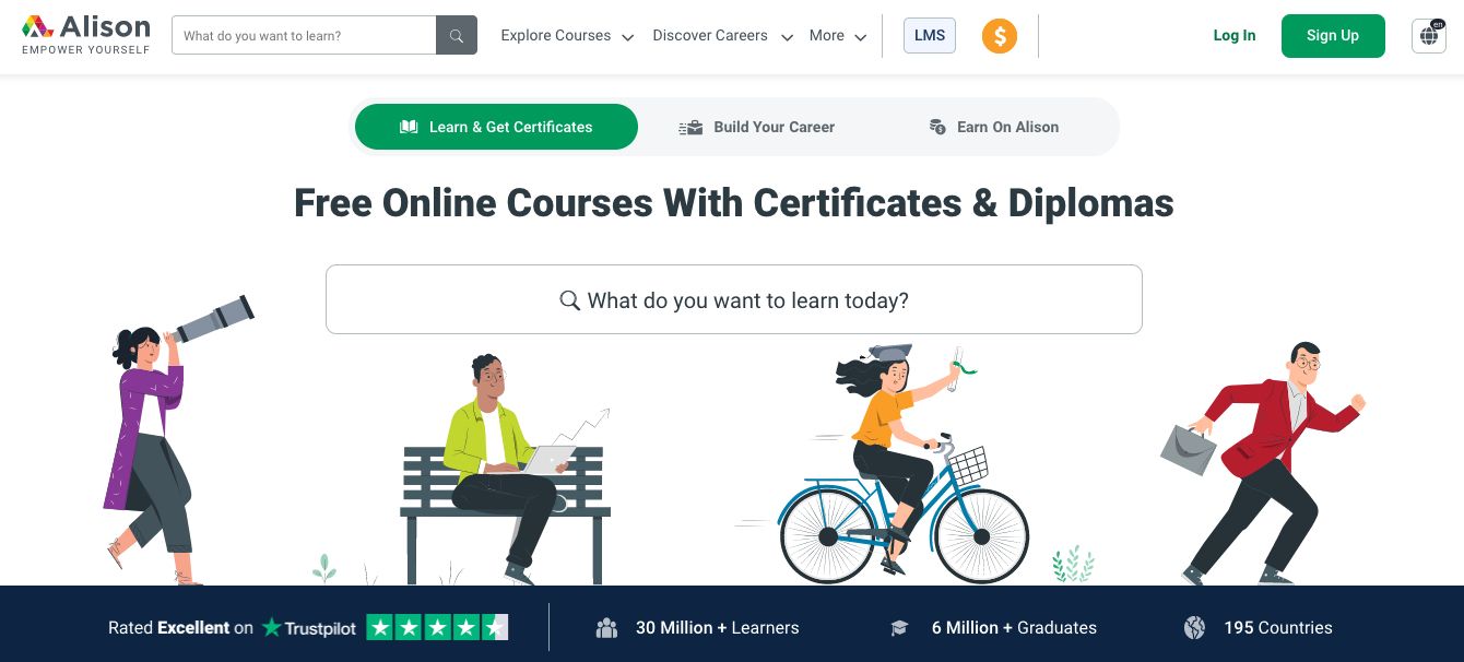 Alison website